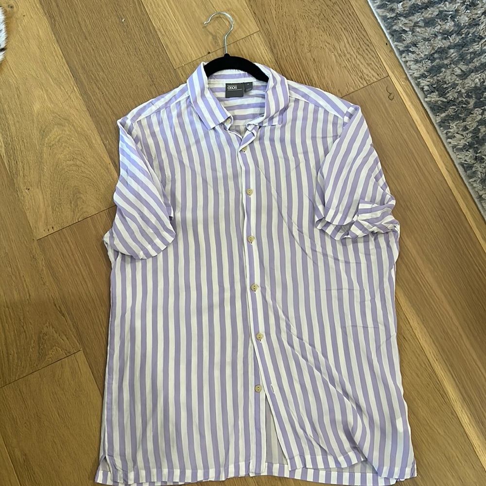 ASOS Purple and White Shirt